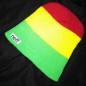 Rastafarian colors Neff Beanie